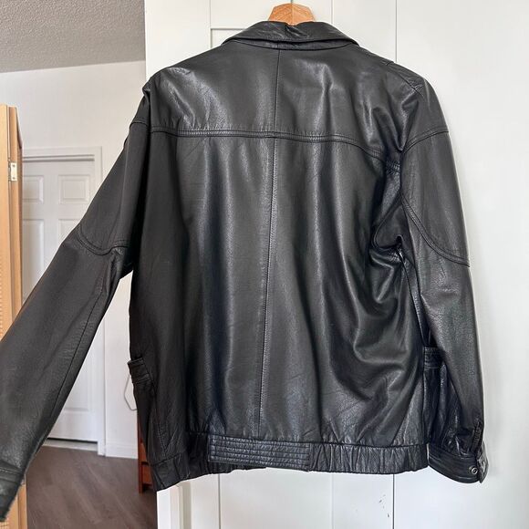 Vintage leather jacket - Picture 3 of 7
